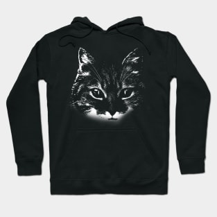 cute white cat Hoodie